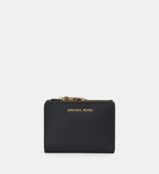 Portefeuille dos à dos Empire en cuir grainé Michael Kors