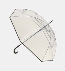 Parapluie long transparent Galeries Lafayette