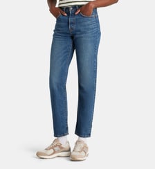 Jean 501 Cropped high rise coton  Levi's