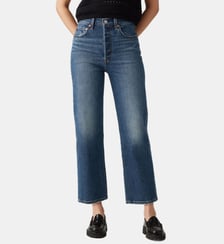 Jean crop droit taille haute Levi's