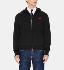 Sweat droit zippé en coton Kenzo