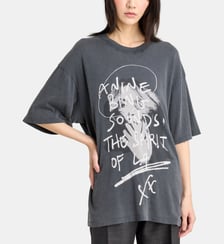 T-shirt ample coton délavé Anine Bing