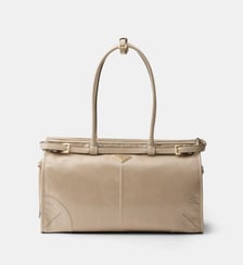 Sac à main en cuir signature Bonnie Prada