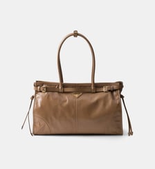 Sac à main en cuir signature Bonnie Prada