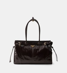 Sac à main en cuir signature Bonnie Prada