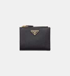 Petit portefeuille en cuir Saffiano Prada