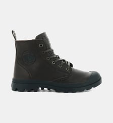 Bottines Pampa en cuir grainé Palladium