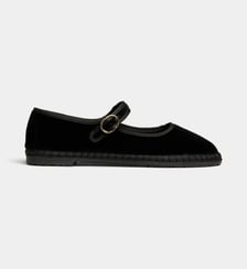 Ballerines Leonor Mary Jane velours Flabelus