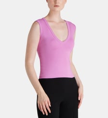 Top Dewi slim en coton bio Flore Flore