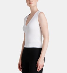 Top Dewi slim en coton bio Flore Flore