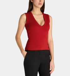 Top Dewi slim en coton bio Flore Flore
