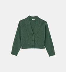 Gilet Golfino câbles laine vierge IL GUFO