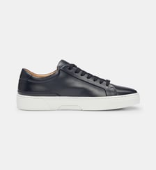 Baskets basses Gary en cuir avec détail logoté BOSS