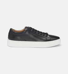 Baskets basses Gary en cuir avec détail logoté BOSS