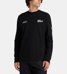 T-shirt droit griffe message coton Barbour