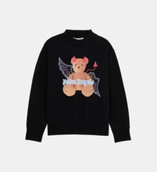 Sweat imprimé nounours en coton Palm Angels