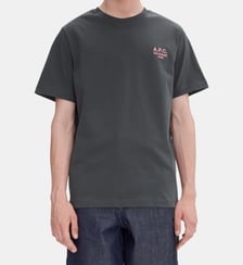 T-shirt droit Rue Madame Paris en coton A.P.C.