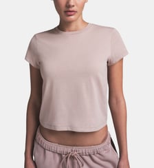 T-shirt droit col rond Skims