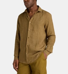 Chemise droite Antonio en lin Frescobol Carioca