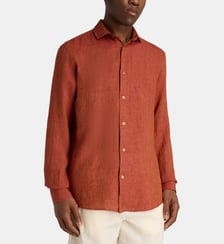 Chemise droite Antonio en lin Frescobol Carioca