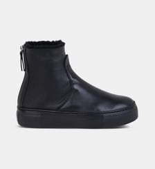 Bottines compensées en cuir AGL