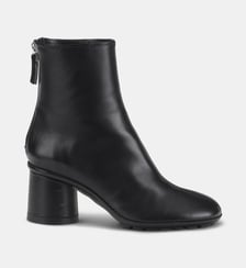 Bottines à talons bloc en cuir AGL