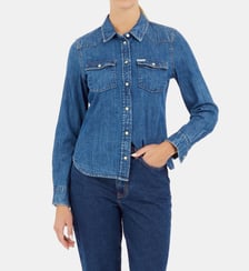 Chemise droite effet denim Guess Jeans