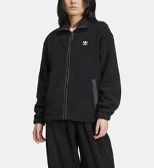 Veste droite effet peau lainée Adidas Originals