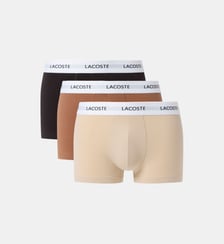 Lot de 3 boxers en coton stretch Lacoste