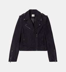 Blouson droit Club Suede en cuir Claudie Pierlot