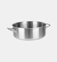 Rondeau avec couvercle - Grand volume - Inox Cristel