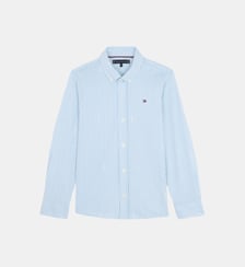 Chemise droite en coton drapeau all-over Tommy Hilfiger