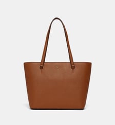 Sac shopping Karly en cuir strié Lauren Ralph Lauren