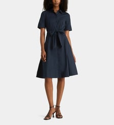 Robe chemise courte Finnbarr coton mélangé Lauren Ralph Lauren