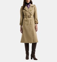 Trench long coton mélangé Lauren Ralph Lauren