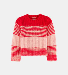 Pull Agond maille rayée color block Bellerose