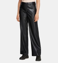 Pantalon droit large enduit taille haute Calvin Klein