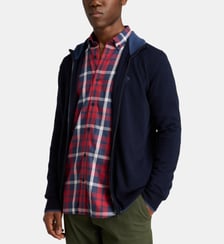 Cardigan zippé en maille unie North Sails