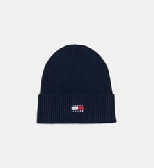 Bonnet en maille coton revers Tommy Hilfiger