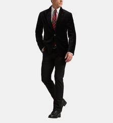 Veste droite effet velours Polo Ralph Lauren