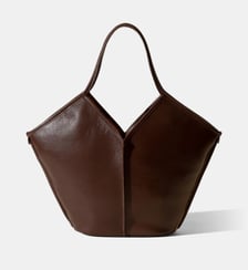 Sac cabas fourre-tout Calella en cuir crispé Hereu