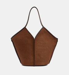 Sac cabas fourre-tout Calella en toile de coton bio tressée Hereu