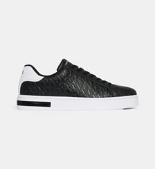 Tennis monogrammées enduites Armani Exchange