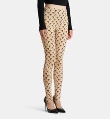 Legging fuseau effet seconde peau monogrammé Marine Serre