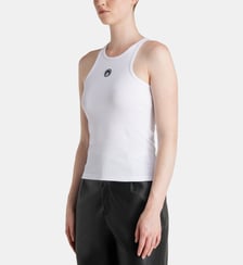 Débardeur ajusté Moon Logo coton bio Marine Serre