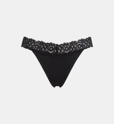Culotte tanga bandeau en dentelle Calvin Klein