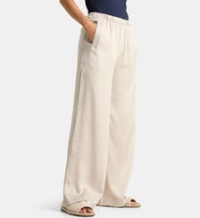 Pantalon large fluide satiné Calvin Klein