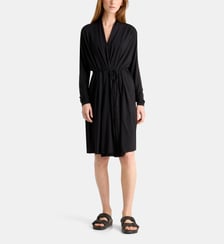 Robe genoux portefeuille coton Calvin Klein