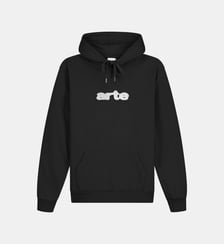 Hoodie droit coton signature Arte