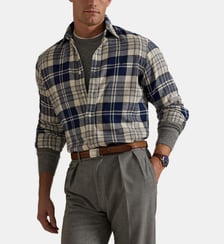 Chemise droite à carreaux en coton Polo Ralph Lauren
